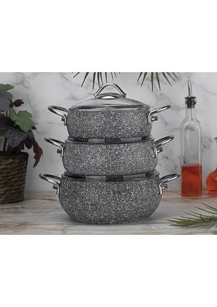 Üç’lü tencere seti