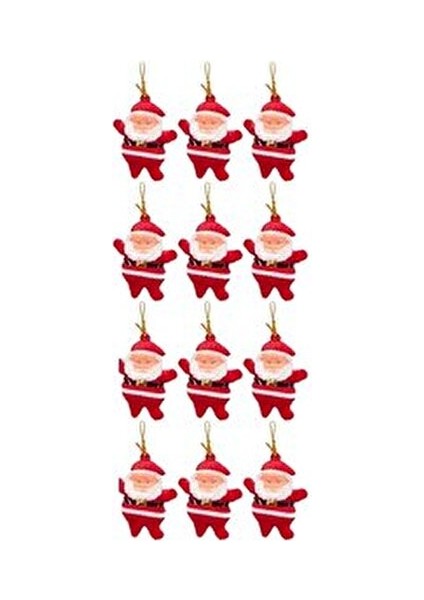 Yılbaşı Çam Ağacı Süsü Noel Baba 6'lı