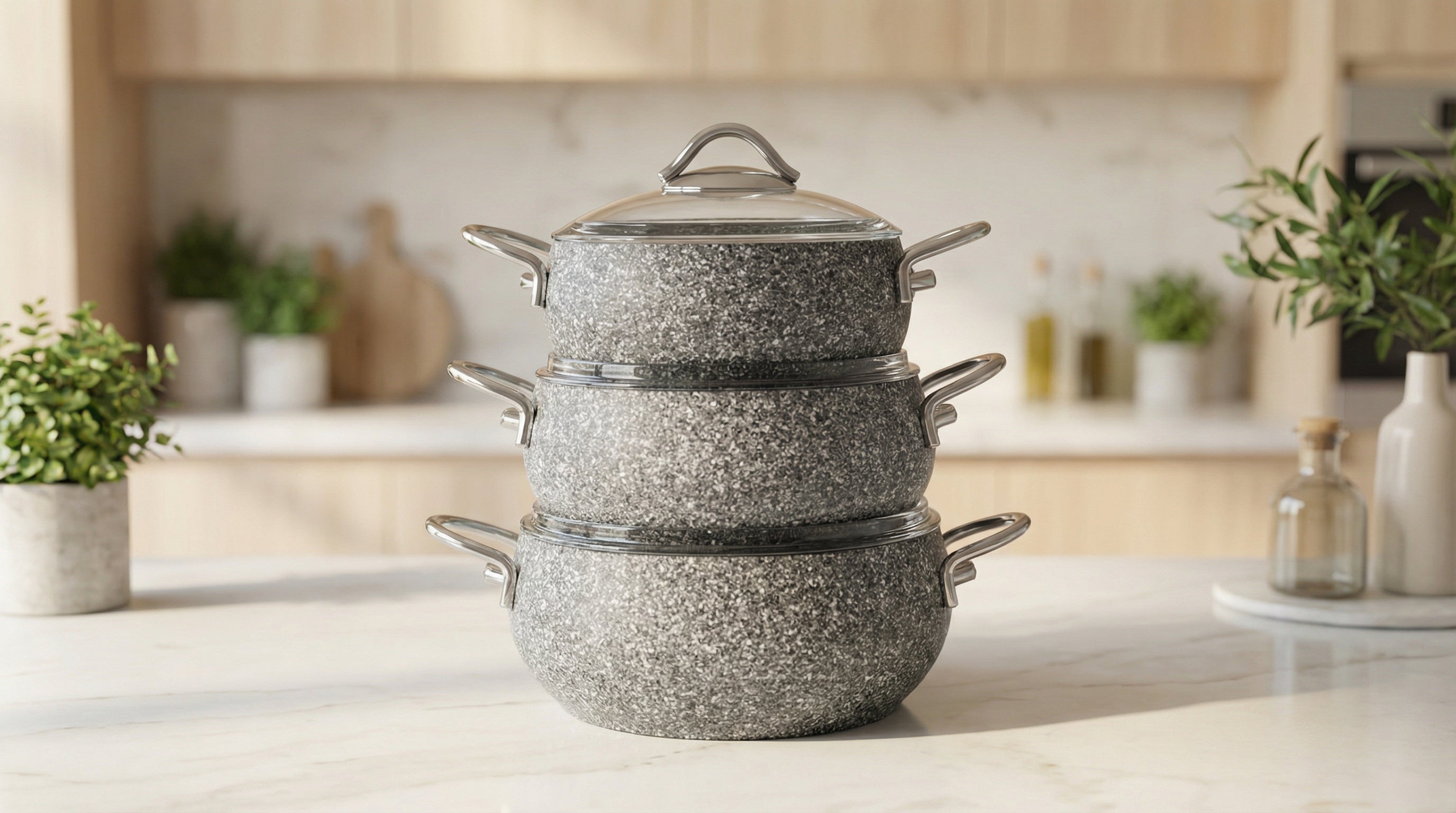 Üç’lü tencere seti